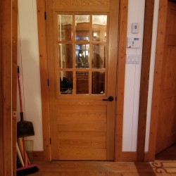 Porte en chêne massif